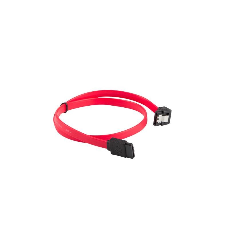 Kabel SATA Lanberg DATA II (3Gb/s) F/F 1m kątowy metalowe za… | PartsPC.pl