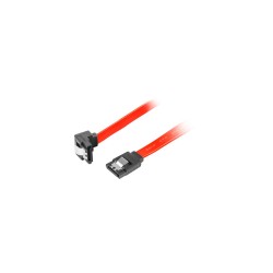 Kabel SATA Lanberg DATA II (3Gb/s) F/F 0,5m kątowy metalowe … | PartsPC.pl