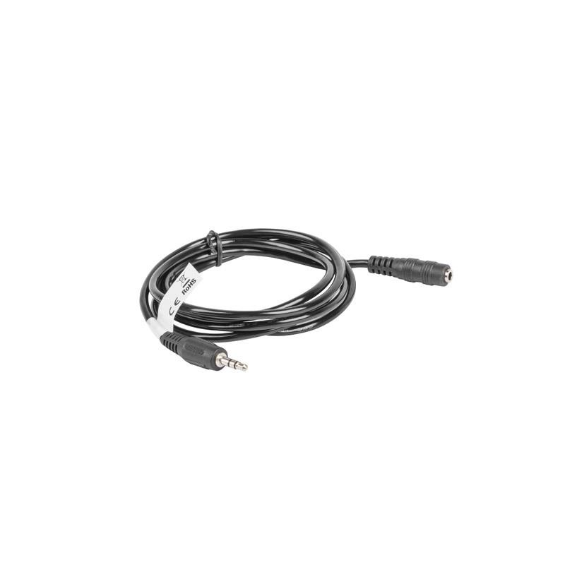 Kabel audio Lanberg stereo minijack - minijack M/F 1,5m | PartsPC.pl