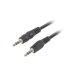 Kabel audio Lanberg stereo minijack - minijack M/M 1,2m | PartsPC.pl