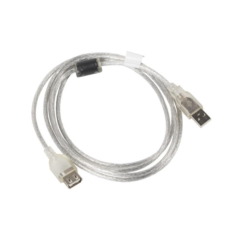 Przedłużacz USB 2.0 Lanberg AM-AF 1,8m Ferryt transparenty… | PartsPC.pl