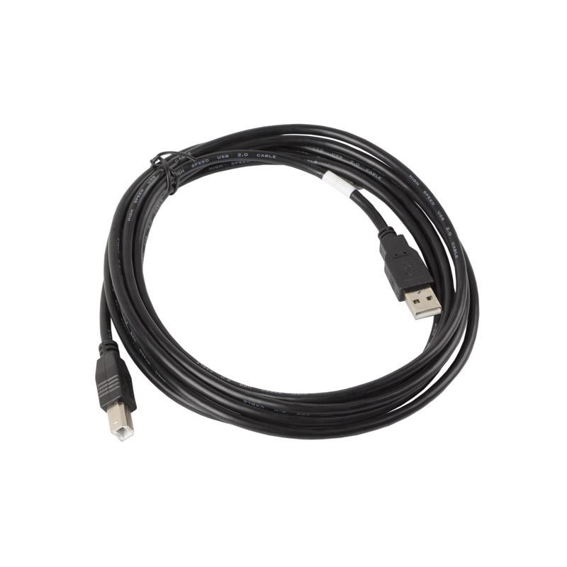 Kabel USB 2.0 Lanberg AM-BM 3m czarny | PartsPC.pl