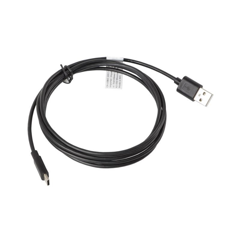 Kabel USB 2.0 Lanberg Type-C(M) - AM 1,8m czarny | PartsPC.pl
