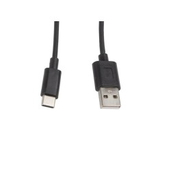 Kabel USB 2.0 Lanberg Type-C(M) - AM 1m czarny | PartsPC.pl