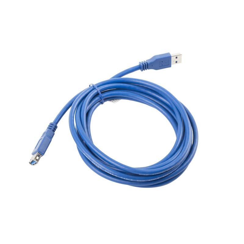 Przedłużacz USB 3.0 Lanberg AM-AF 3m niebieski | PartsPC.pl