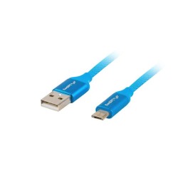 Kabel USB 2.0 Lanberg Premium micro BM-AM 1,8m QC 3.0 niebie… | PartsPC.pl
