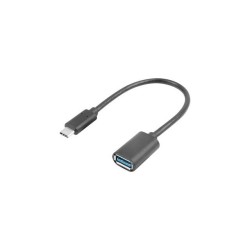 Kabel USB 3.1 Lanberg USB type-C(M) 3.1 - USB-A(F) 0,15m... | PartsPC.pl