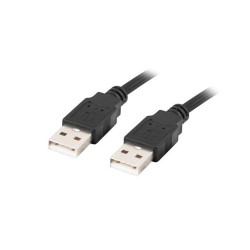 Kabel USB 2.0 Lanberg AM-AM 1,8m czarny | PartsPC.pl