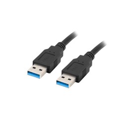 Kabel USB 3.0 Lanberg AM-AM 0,5m czarny | PartsPC.pl