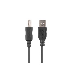 Kabel USB 2.0 Lanberg USB-A(M)- USB-B(M) 1m czarny ferryt bo… | PartsPC.pl