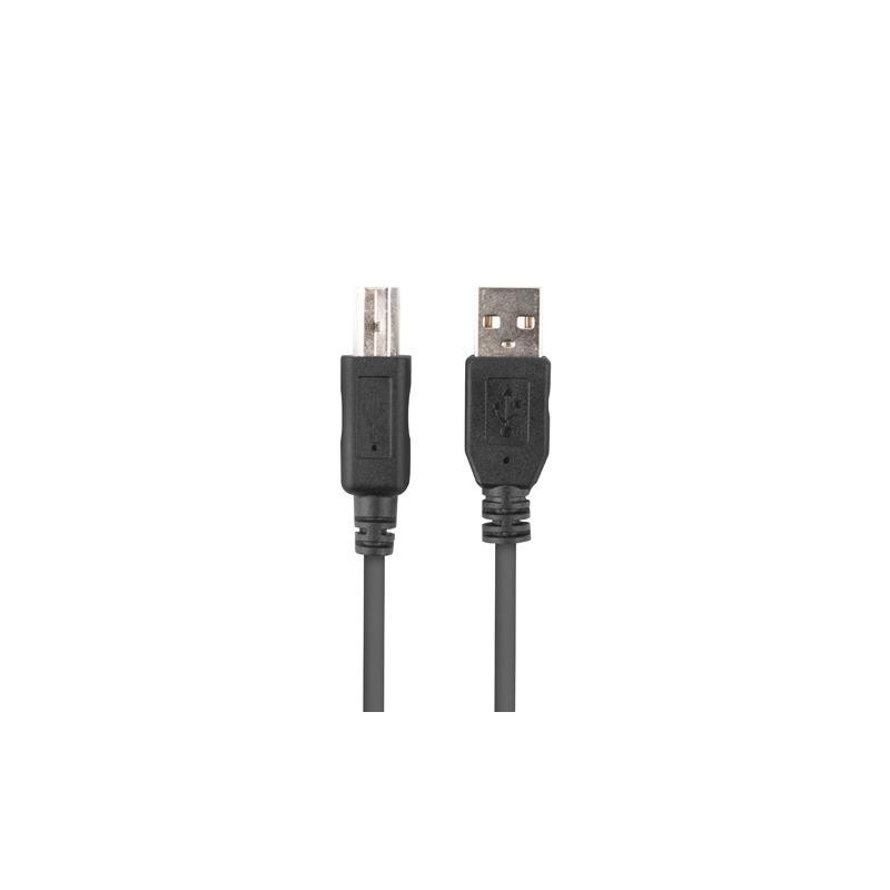 Kabel USB 2.0 Lanberg USB-A(M)- USB-B(M) 1m czarny ferryt bo… | PartsPC.pl