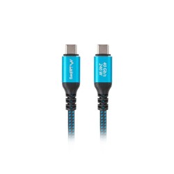Kabel Lanberg USB-C M/M USB4 0,5M 240W 8K 60Hz Czarno-niebie… | PartsPC.pl