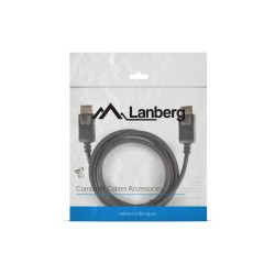 Kabel DisplayPort Lanberg M/M 1,8m 4K v1.2 czarny | PartsPC.pl