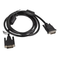 Kabel DVI Lanberg DVI-D (24+1) M/M 1,8m czarny | PartsPC.pl