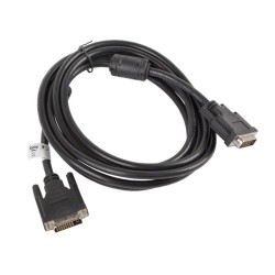 Kabel DVI Lanberg DVI-D (24+1) M/M 3m czarny | PartsPC.pl
