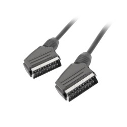 Kabel SCART Lanberg M/M 1,8m czarny | PartsPC.pl