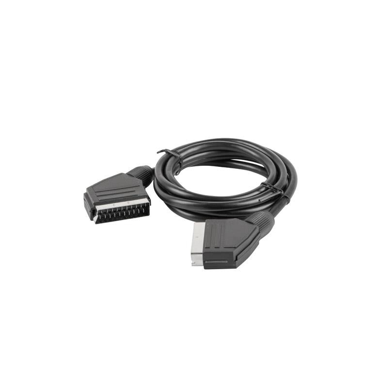 Kabel SCART Lanberg M/M 1,8m czarny | PartsPC.pl
