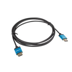 Kabel HDMI Lanberg M/M v2.0 1,8m 4K slim czarny | PartsPC.pl