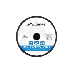 Kabel HDMI Lanberg M/M v2.0 40m czarny optyczny AOC | PartsPC.pl