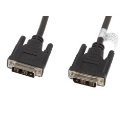 Kabel DVI Lanberg DVI-D (18+1) M/M 3m czarny | PartsPC.pl