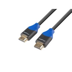 Kabel HDMI Lanberg M/M v2.0 4K pełna miedź 1m czarny Box | PartsPC.pl
