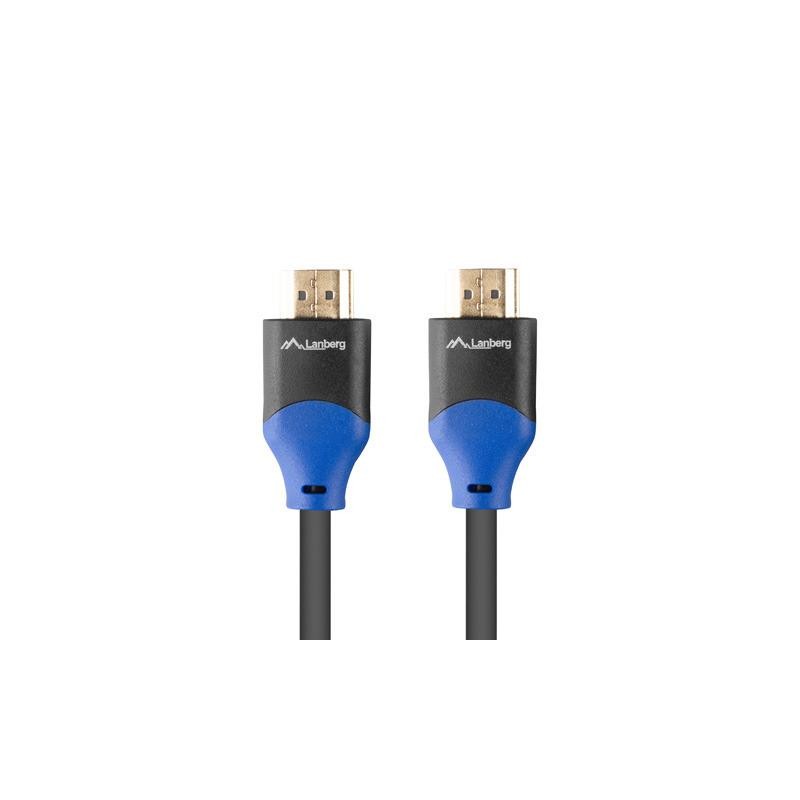 Kabel HDMI Lanberg M/M v2.0 4K pełna miedź 3m czarny Box | PartsPC.pl