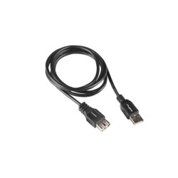 Przedłużacz USB-A Lanberg M/F 2.0 1m czarny box | PartsPC.pl