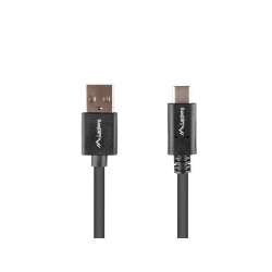 Kabel USB 2.0 Lanberg Type-C(M) - AM 1.8m czarny QC 3.0 BOX… | PartsPC.pl