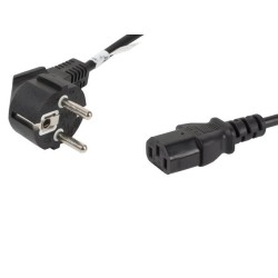 Kabel zasilający Lanberg CEE 7/7 - IEC 320 C13 1,8m czarny… | PartsPC.pl