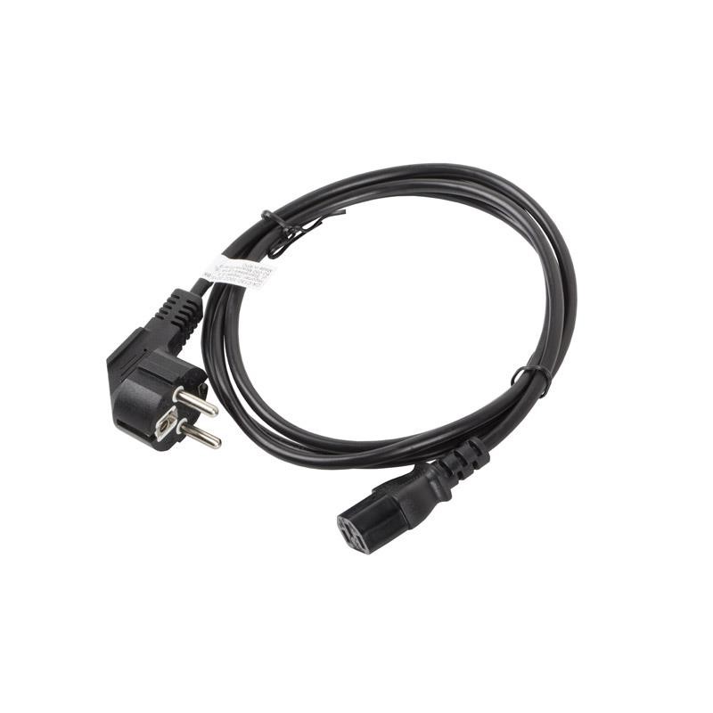 Kabel zasilający Lanberg CEE 7/7 - IEC 320 C13 1,8m czarny… | PartsPC.pl