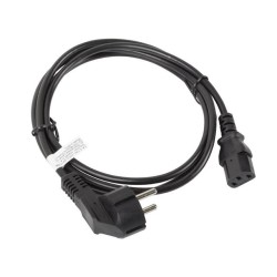Kabel zasilający Lanberg CEE 7/7 - IEC 320 C13 1,8m czarny… | PartsPC.pl