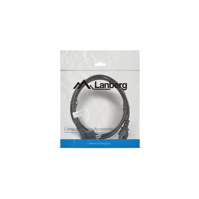 Kabel zasilający Lanberg CEE 7/7 - IEC 320 C13 1,8m czarny… | PartsPC.pl