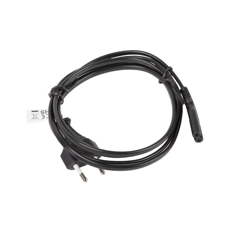 Kabel zasilający Lanberg CEE 7/16 - IEC 320 C7 EURO (radiowy… | PartsPC.pl