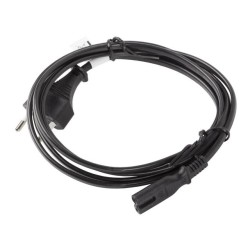 Kabel zasilający Lanberg CEE 7/16 - IEC 320 C7 EURO (radiowy… | PartsPC.pl