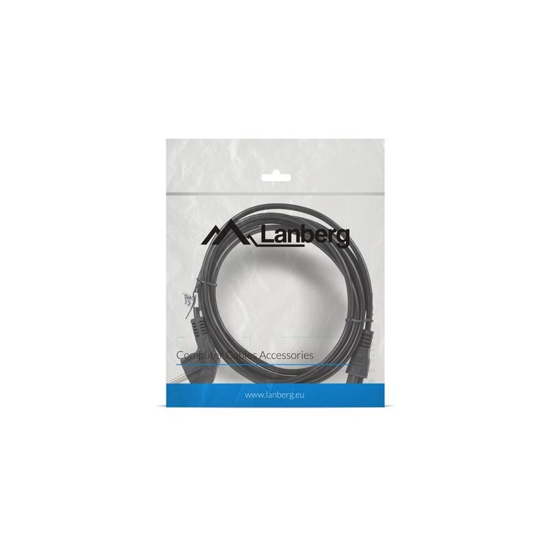 Kabel zasilający Lanberg CEE 7/7 - IEC 320 C5 notebook (miki… | PartsPC.pl