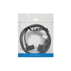 Kabel zasilający Lanberg CEE 7/7 - IEC 320 C13 kątowy 1,8m V… | PartsPC.pl
