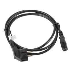 Kabel zasilający Lanberg CEE 7/7 - IEC 320 C13 1,8m VDE czar… | PartsPC.pl