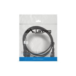 Kabel zasilający Lanberg CEE 7/7 - IEC 320 C13 1,8m VDE czar… | PartsPC.pl