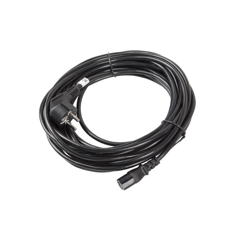 Kabel zasilający Lanberg CEE 7/7 - IEC 320 C13 10m VDE czarn… | PartsPC.pl