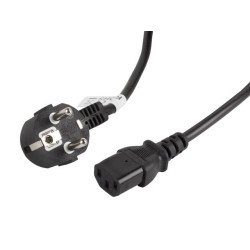 Kabel zasilający Lanberg CEE 7/7 - IEC 320 C13 3m VDE czarny… | PartsPC.pl