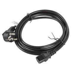 Kabel zasilający Lanberg CEE 7/7 - IEC 320 C13 3m VDE czarny… | PartsPC.pl