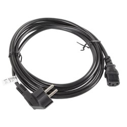 Kabel zasilający Lanberg CEE 7/7 - IEC 320 C13 3m VDE czarny… | PartsPC.pl