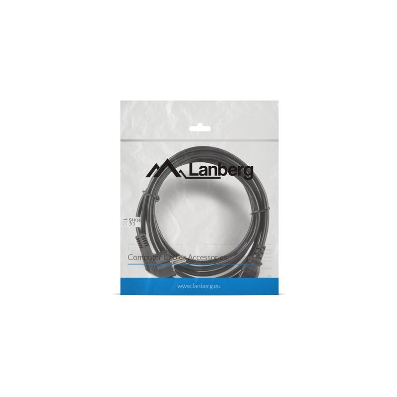 Kabel zasilający Lanberg CEE 7/7 - IEC 320 C13 3m VDE czarny… | PartsPC.pl