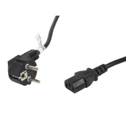 Kabel zasilający Lanberg CEE 7/7 - IEC 320 C13 5m VDE czarny… | PartsPC.pl