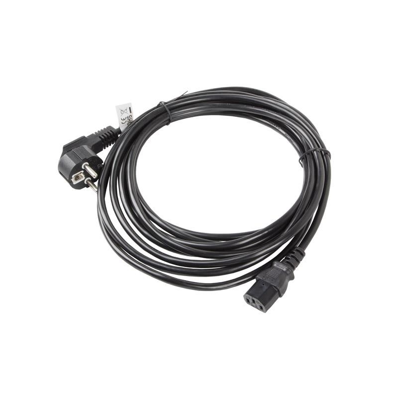 Kabel zasilający Lanberg CEE 7/7 - IEC 320 C13 5m VDE czarny… | PartsPC.pl