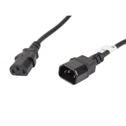 Przedłużacz kabla zasilającego Lanberg IEC 320 C13 - C14 5m … | PartsPC.pl