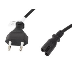 Kabel zasilający Lanberg CEE 7/16 - IEC 320 C7 EURO (radiowy… | PartsPC.pl