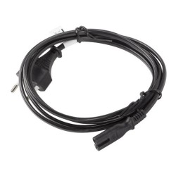 Kabel zasilający Lanberg CEE 7/16 - IEC 320 C7 EURO (radiowy… | PartsPC.pl
