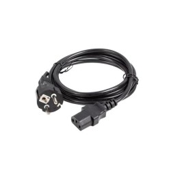 Kabel zasilający Lanberg CEE 7/7 - IEC 320 C13 1,8m VDE czar… | PartsPC.pl