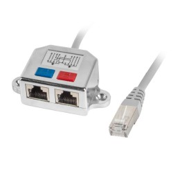 Kabel rozdzielacz LAN Lanberg RJ-45 na 2xRJ-45 FTP (2 urządz… | PartsPC.pl